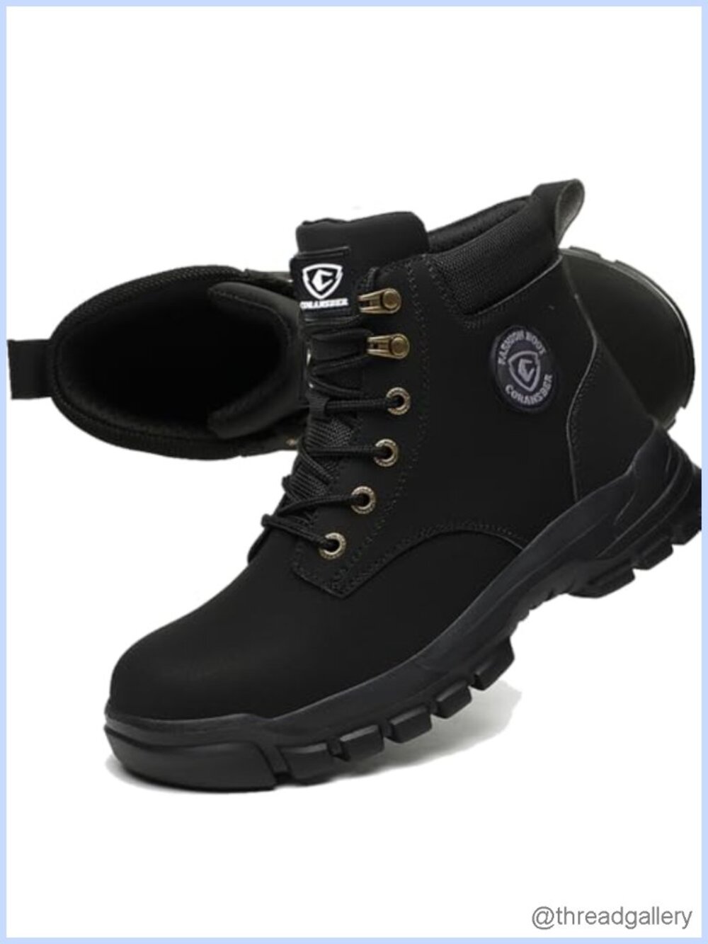 Womens Lightweight Lace Up Ankle Hiking Boots - Water Resistant Outdoor Booties